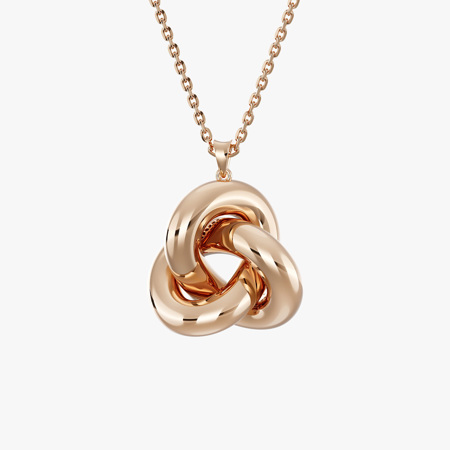Small Fractal Gold Pendant Code 30544